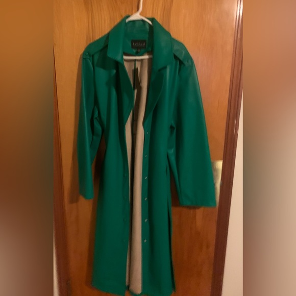 Eloquii Green Belted Trench - Picture 2 of 9